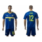 Bosnia Herzegovina #12 Sehic Home Soccer Country Jersey