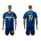 Bosnia Herzegovina #19 Visca Home Soccer Country Jersey
