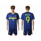 Bosnia Herzegovina #9 Ibisevic Home Soccer Country Jersey