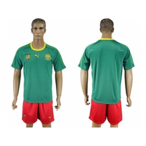 Cameroon Blank Home Soccer Country Jersey