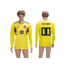 Colombia Personalized Home Long Sleeves Soccer Country Jersey