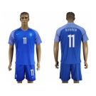 Holland #11 Robben Away Soccer Country Jersey