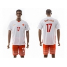 Holland #17 Narsingh Away Soccer Country Jersey1