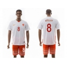 Holland #8 Afellay Away Soccer Country Jersey1