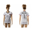 Women's Colombia #1 David Ospina Away Soccer Country Jersey