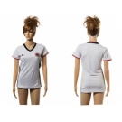Women's Colombia Blank Away Soccer Country Jersey