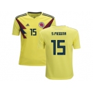 Colombia #15 S.Medina Home Kid Soccer Country Jersey