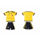 Colombia Blank Home Kid Soccer Country Jersey