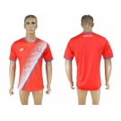 Costa Rica Blank Home Soccer Country Jersey