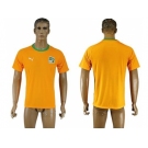 Cote dlvoire Blank Home Soccer Country Jersey2