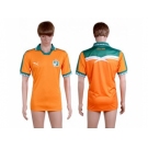 Cote dlvoire Blank Home Soccer Country Jersey