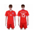 Chile #15 Beausejour Home Soccer Country Jersey