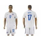 Chile #17 Medel Away Soccer Country Jersey