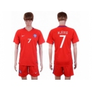 Chile #7 Alexis Home Soccer Country Jersey