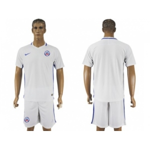 Chile Blank Away Soccer Country Jersey