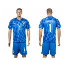 Croatia #1 Vargic Away Soccer Country Jersey