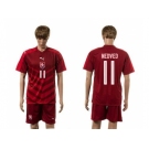 Czech #11 Nedevd Red Home Soccer Country Jersey