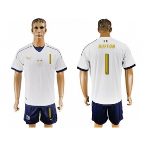 Italy #1 Buffon Away Soccer Country Jersey