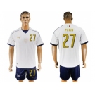 Italy #27 Perin Away Soccer Country Jersey