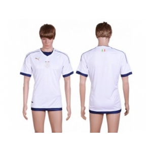 Italy Blank Away Soccer Country Jersey1