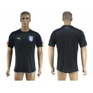 Italy Blank Black Goalkeeper Soccer Country Jersey