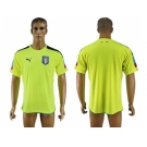 Italy Blank Shiny Green Goalkeeper Soccer Country Jersey