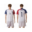 France #1 LLORIS Away Soccer Country Jersey1