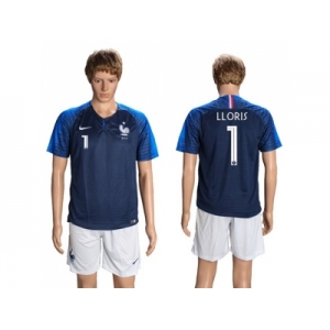 France #1 LLORIS Home Soccer Country Jersey