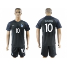 France #10 Benzema Away Soccer Country Jersey