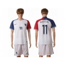 France #11 Martial Away Soccer Country Jersey