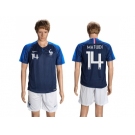 France #14 Matuidi Home Soccer Country Jersey