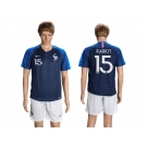 France #15 Rabiot Home Soccer Country Jersey