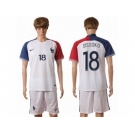 France #18 Sissoko Away Soccer Country Jersey