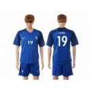 France #19 Pogba Blue Soccer Country Jersey