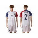 France #2 Jallet Away Soccer Country Jersey