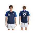 France #2 Pavard Home Soccer Country Jersey