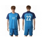 France #22 Schneiderlin Home Soccer Country Jersey