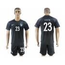 France #23 Costil Away Soccer Country Jersey