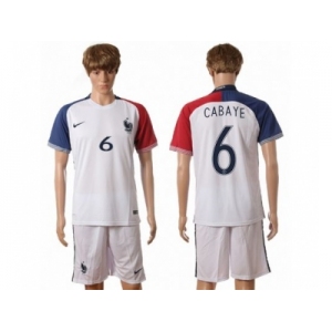 France #6 Cabaye Away Soccer Country Jerse2