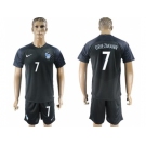 France #7 Griezmann Away Soccer Country Jersey1