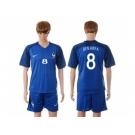 France #8 Benarfa Blue Soccer Country Jersey