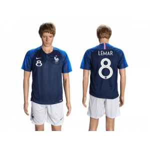 France #8 Lemar Home Soccer Country Jersey