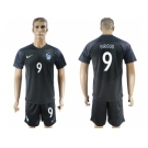 France #9 Giroud Away Soccer Country Jersey