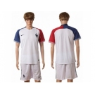 France Blank Away Soccer Country Jersey2