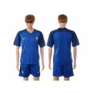 France Blank Blue Soccer Country Jersey