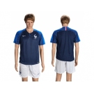 France Blank Home Soccer Country Jersey