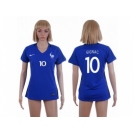 Women France #10 Gignac Home Soccer Country Jersey1