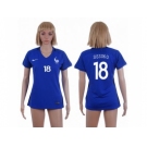 Women France #18 Sissoko Home Soccer Country Jersey1