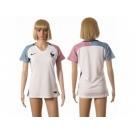 Women France Blank Away Soccer Country Jersey