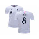 France #8 Lemar Away Kid Soccer Country Jersey